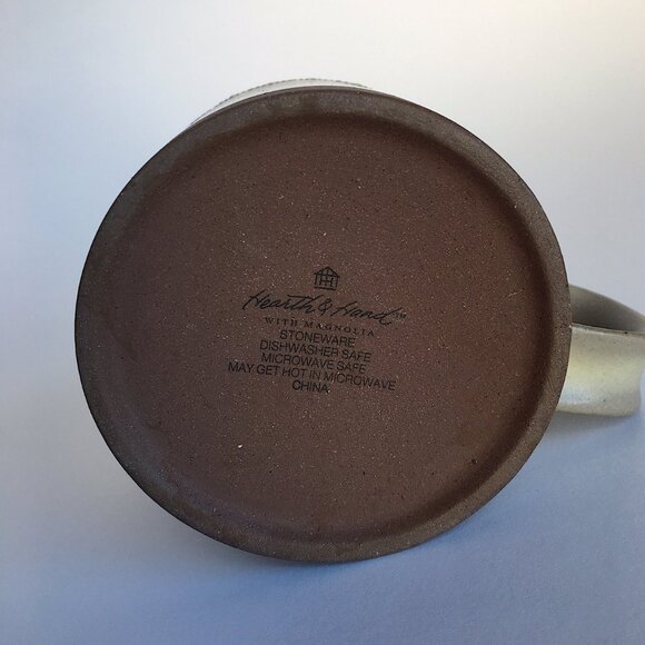 Hearth & Hand with Magnolia 13oz Stoneware Gratitude Mug in Warm Gray - Picture 5 of 8